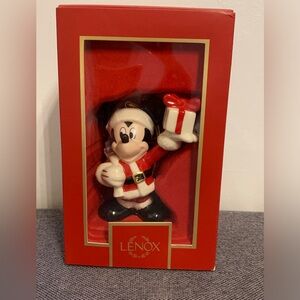 Lenox DISNEY MERRY MICKEY MOUSE Holiday Christmas Ornament— NEW IN BOX